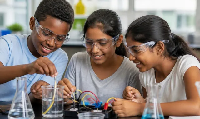 Science & Maths Foundation classes at Benchmark Training Institute, Abu Dhabi